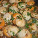 Poêlée de coquilles st Jacques
