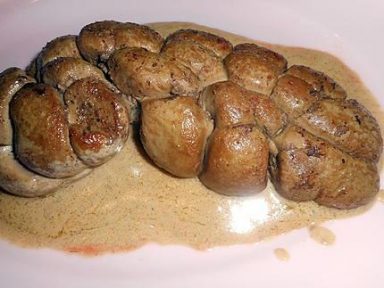 Rognon de veau entier poelée un plat généreux