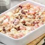 Gratin de pâtes aux fruits de mer recette facile