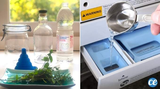L'Adoucissant Maison Pour des Vêtements Tout Doux à l'Odeur Fraîche de Menthe