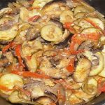 Ratatouille traditionnelle classique de la cuisine française