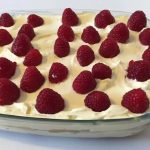 Tiramisu au limoncello et framboises