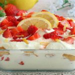 Tiramisu aux fraises et au citron recette facile