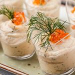 Verrines apéro de mousse aux deux saumons
