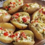 Recette pommes de terre farcies de salade