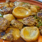 Tajine au poulet et boulettes de kefta
