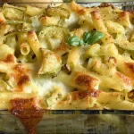 Pâtes au four aux courgettes et pommes de terre