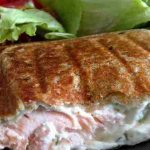 Croque-monsieur au saumon et Boursin