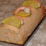 Bûche au saumon et aux crevettes (thermomix ou pas)