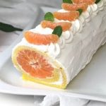 Bûche de noël au mandarine facile et surprenante