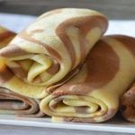 Crêpes tourbillon vanille et chocolat un délice