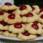 Sablés aux cerises confites