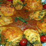 Cuisses de poulet a la pate de curry rouge