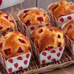 Muffins aux fraises et au mascarpone facile