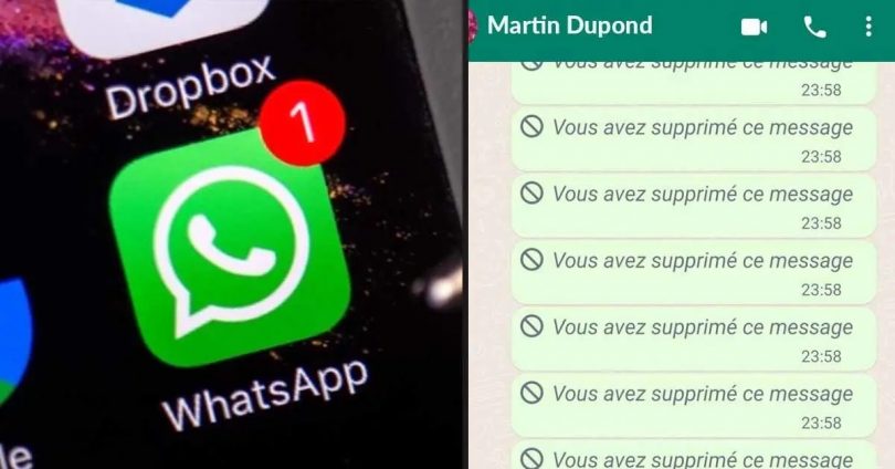 Voici comment lire un message supprimé par un contact sur WhatsApp