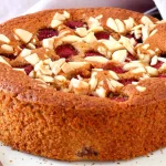 Gâteau aux framboises et amandes - recette sans lactose