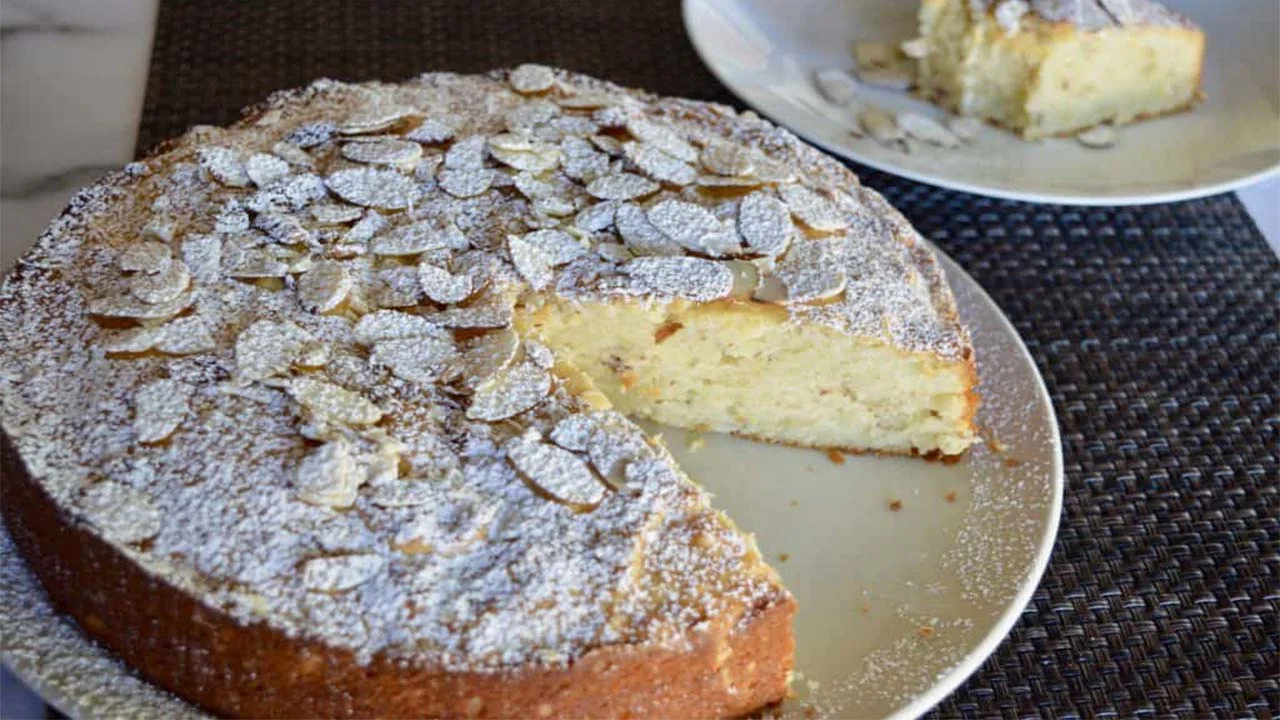 Gâteau aux amandes keto faible en glucides