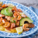 Salade de crevettes et pommes de terre