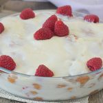 Tiramisu au yaourt et aux framboises sans œufs