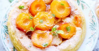 Gâteau magique aux abricots