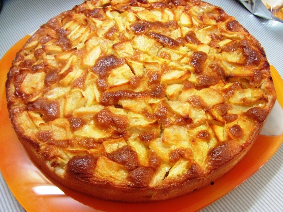 Gâteau moelleux pommes et poires