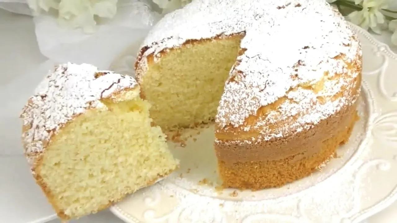 Gâteau nuage sans farine et sans beurre