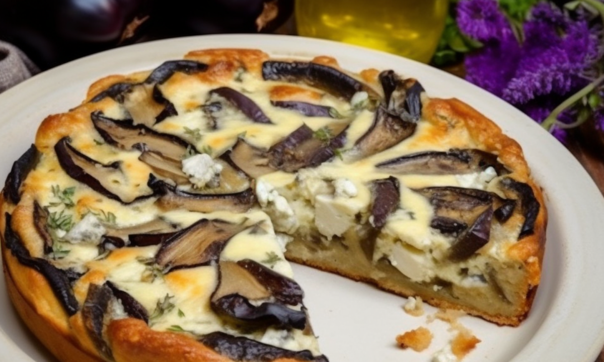 Recette Clafoutis aubergine feta