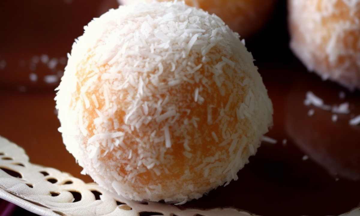 Gâteau boule de coco fondant