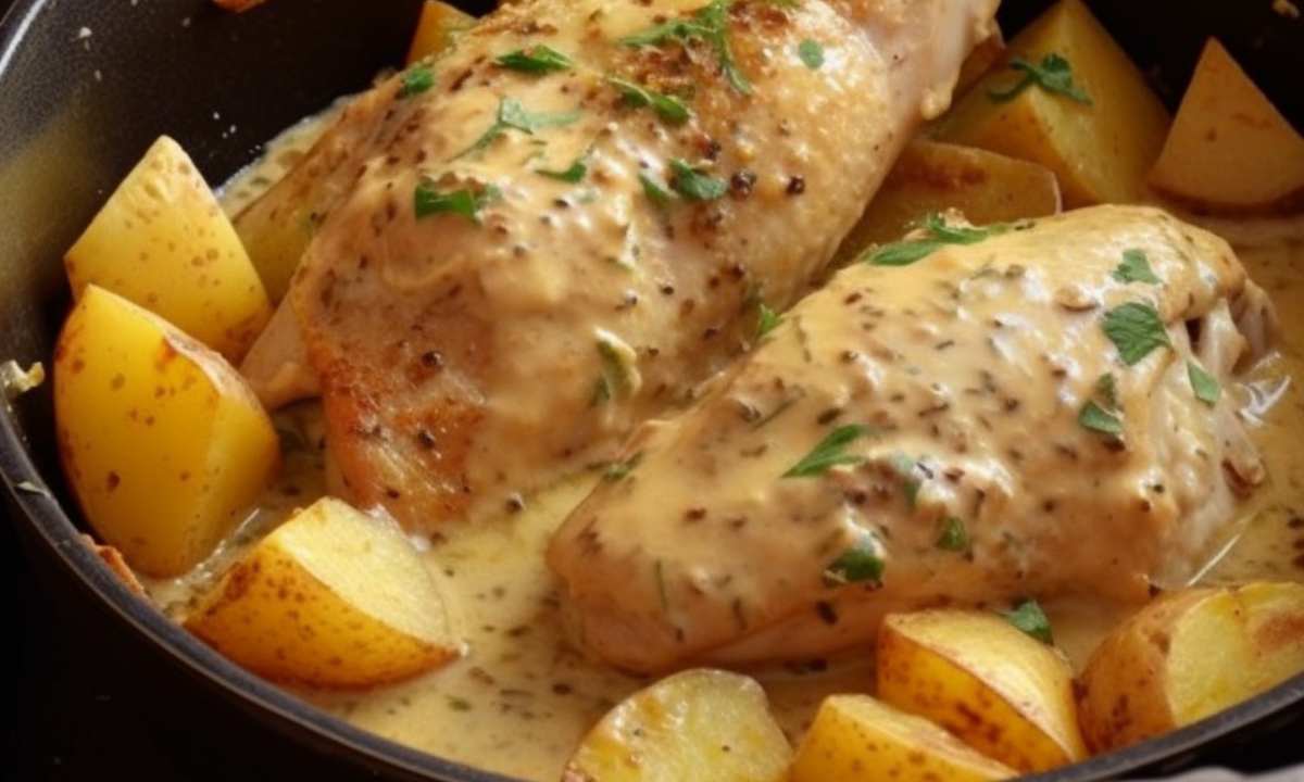 Blancs de poulet à la crème et moutarde de Dijon