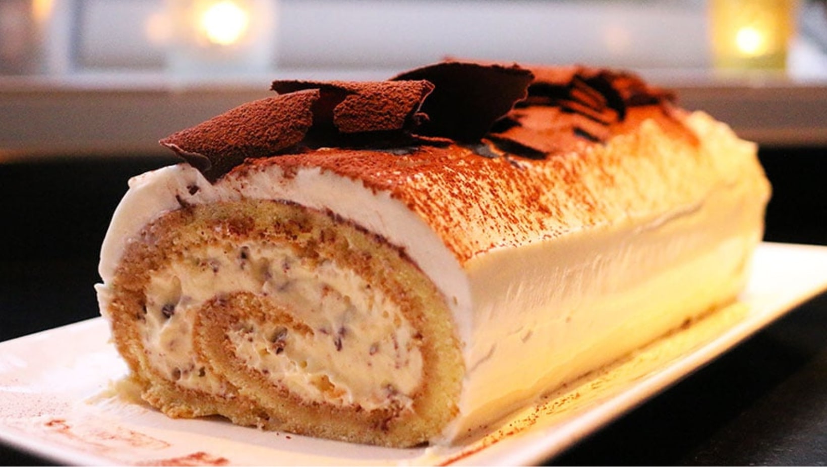 Bûche tiramisu au mascarpone : SPÉCIAL FÊTE