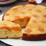 Gâteau renversé aux abricots sans beurre
