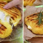 Toast de pommes de terre SANS FARINE, avec jambon et fromage